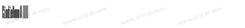 CindieMono A字体转换